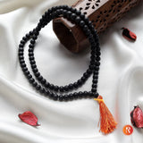 108+1 Vedic Karungali Mala - Authentic Ebony Wood Beads (Government Certified) Religious Bazar