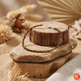 Golden Ember Tiger’s Eye Faceted Anklet Religious Bazar