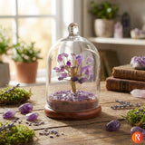 Amethyst Gemstone Dome Tree
