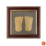 Maa Lakshmi Charan Paduka on Pyrite Frame Religious Bazar