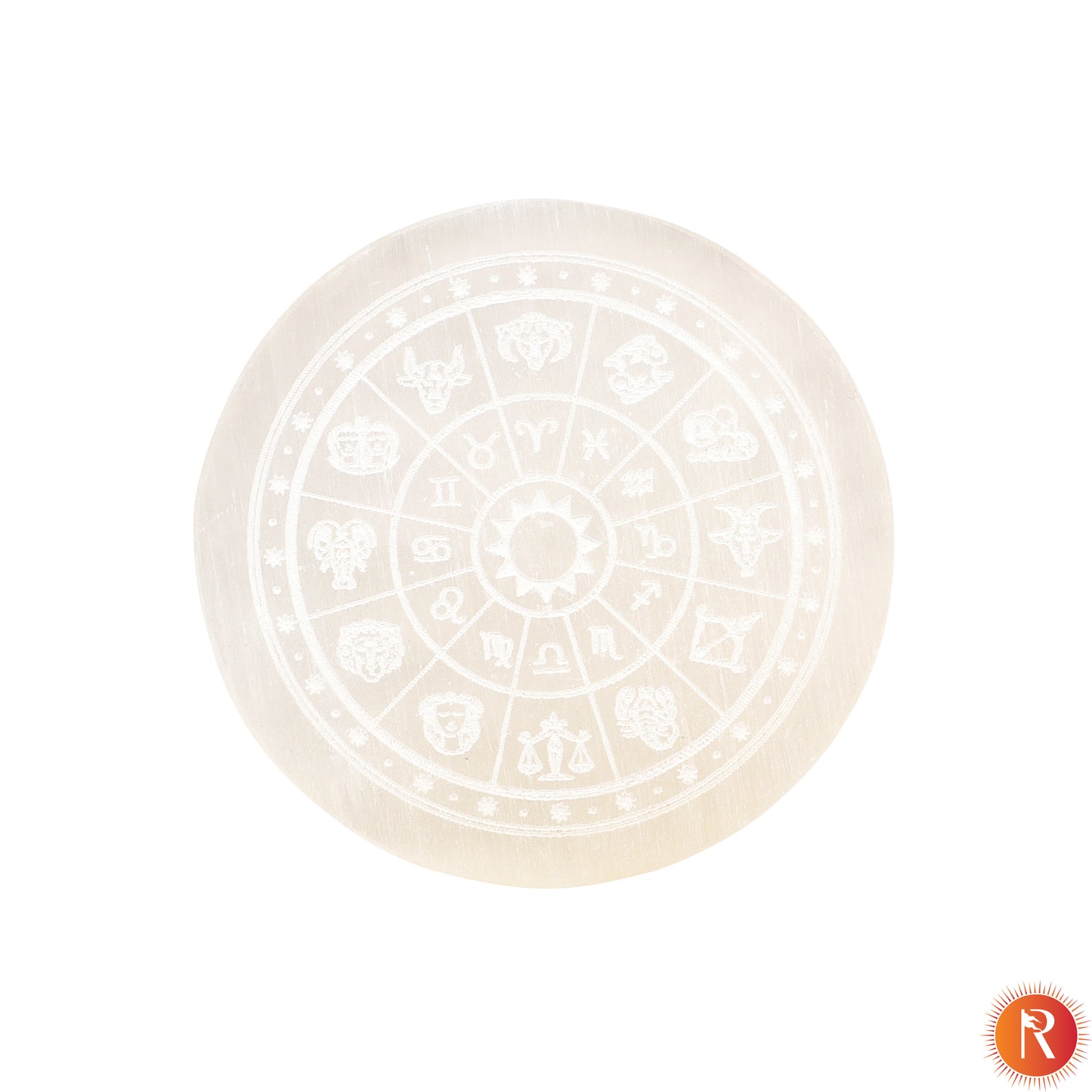 Zodiac Selenite Charging Plate