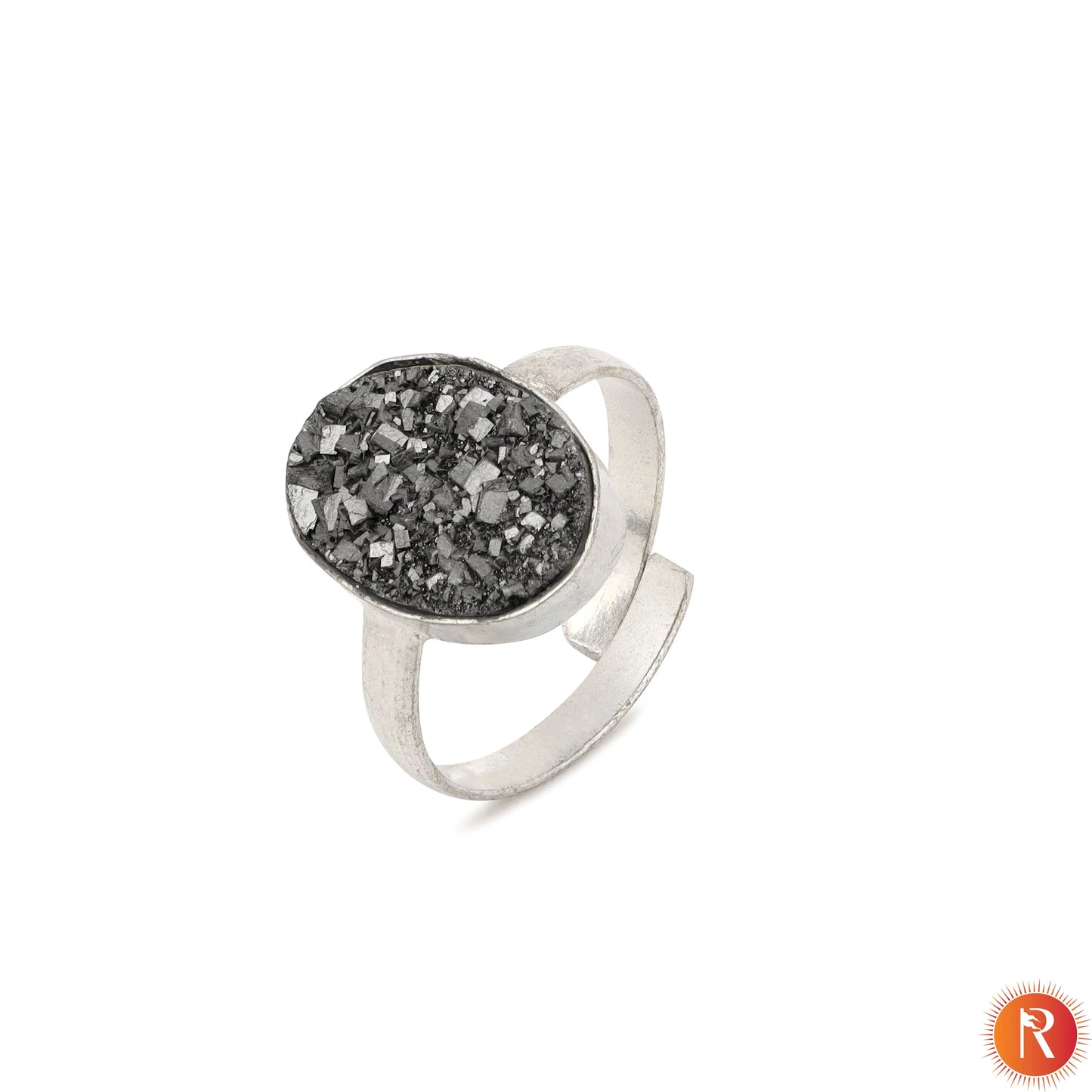Raw Pyrite Stone Ring Religious Bazar