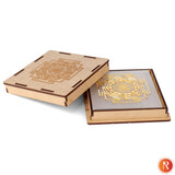 Sri Yantra Selenite Charging Plate