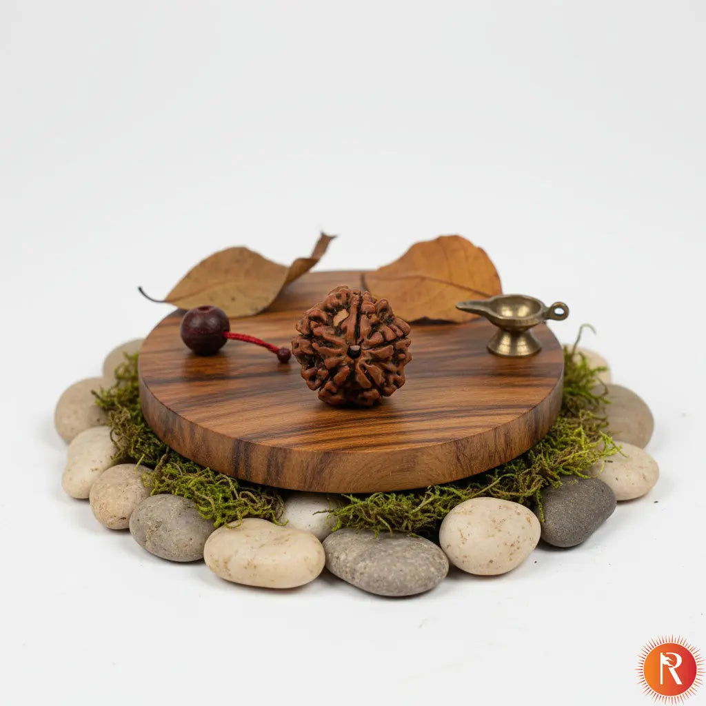 Nepal Origin 5 Mukhi Lab Certified Rudraksha - 18mm - 22mm Religious Bazar