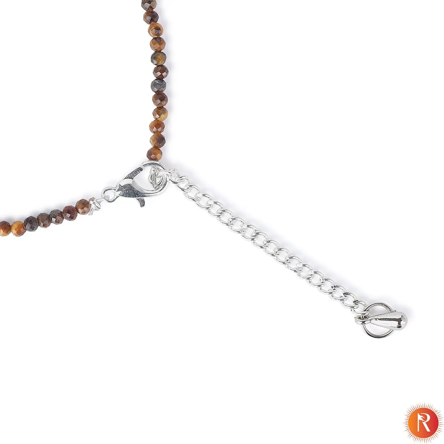 Golden Ember Tiger’s Eye Faceted Anklet Religious Bazar