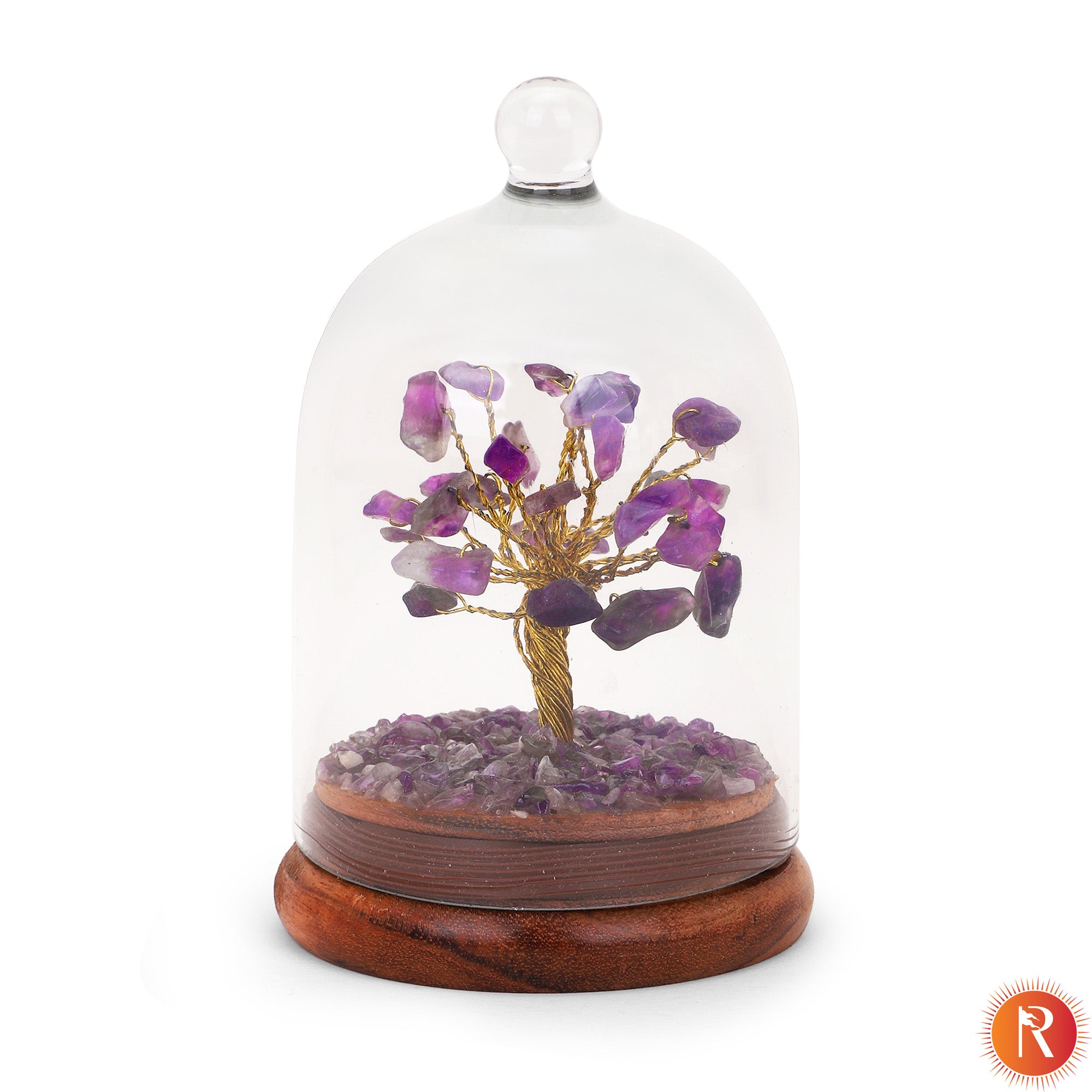 Amethyst Gemstone Dome Tree