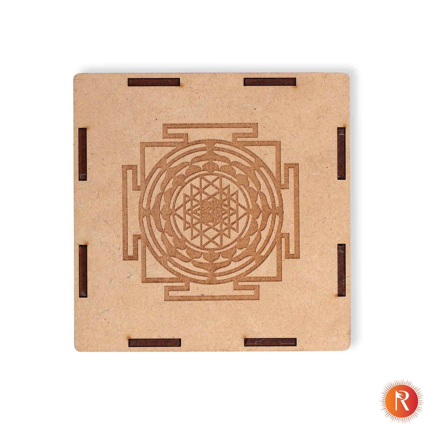 Sri Yantra Selenite Charging Plate