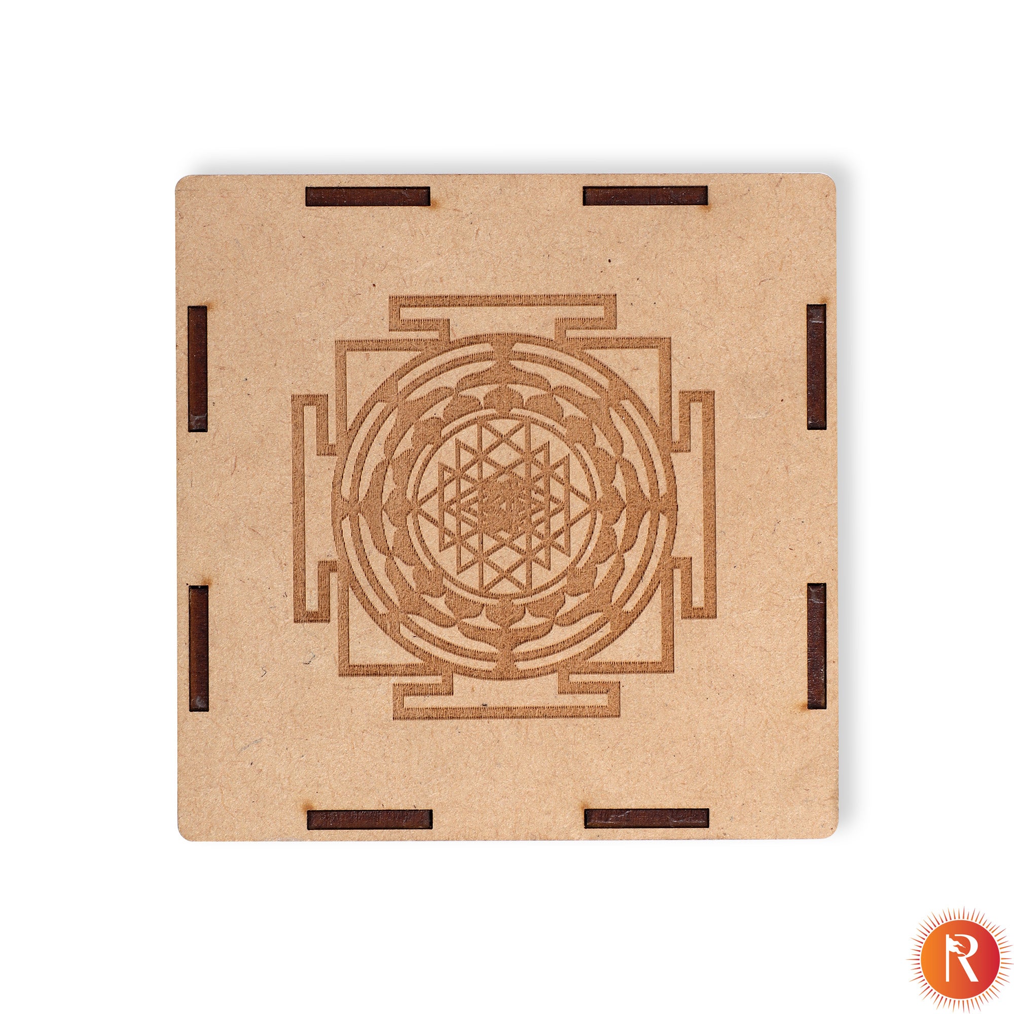 Sri Yantra Selenite Charging Plate