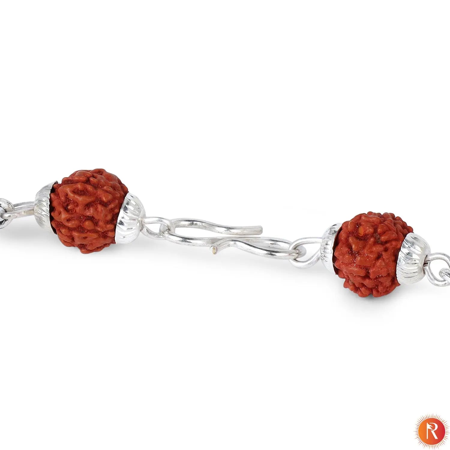 Silver Filigree Rudraksha Power Bracelet Religious Bazar
