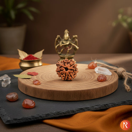 Nepal Origin 7 Mukhi Lab Certified Rudraksha - 18mm - 22mm