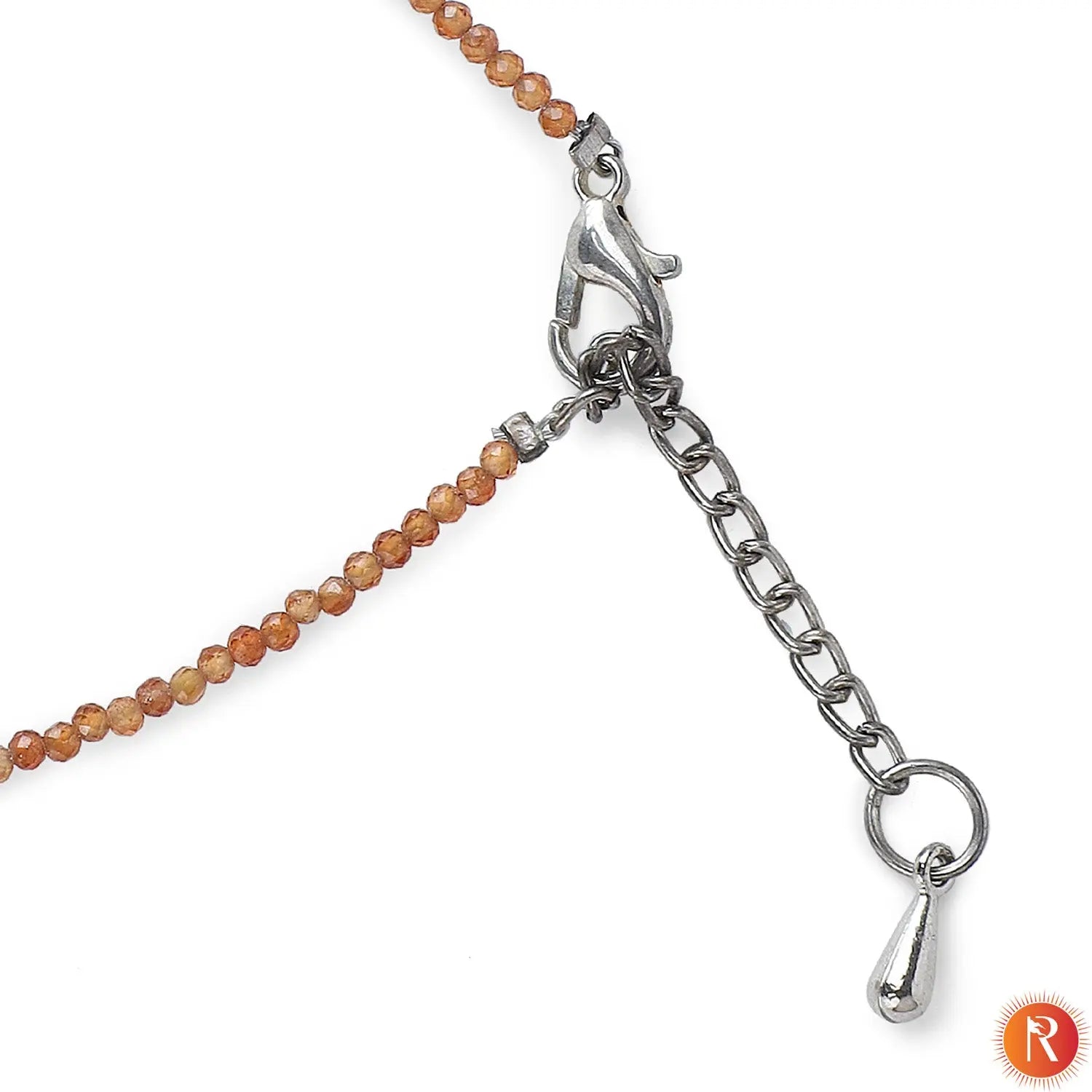 Golden Hour Honey Amber Faceted Anklet Religious Bazar