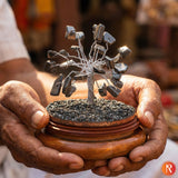 Pyrite Gemstone Dome Tree