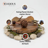 Nepal Origin 5 Mukhi Lab Certified Rudraksha - 18mm - 22mm Religious Bazar