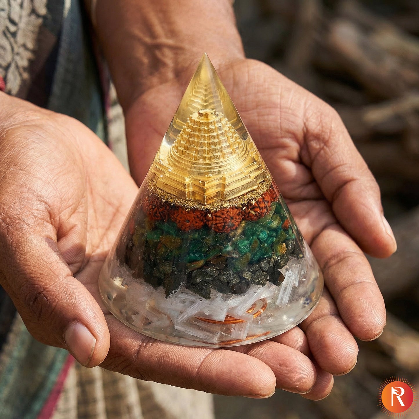 Shree Yantra Money Magnet Pyramid