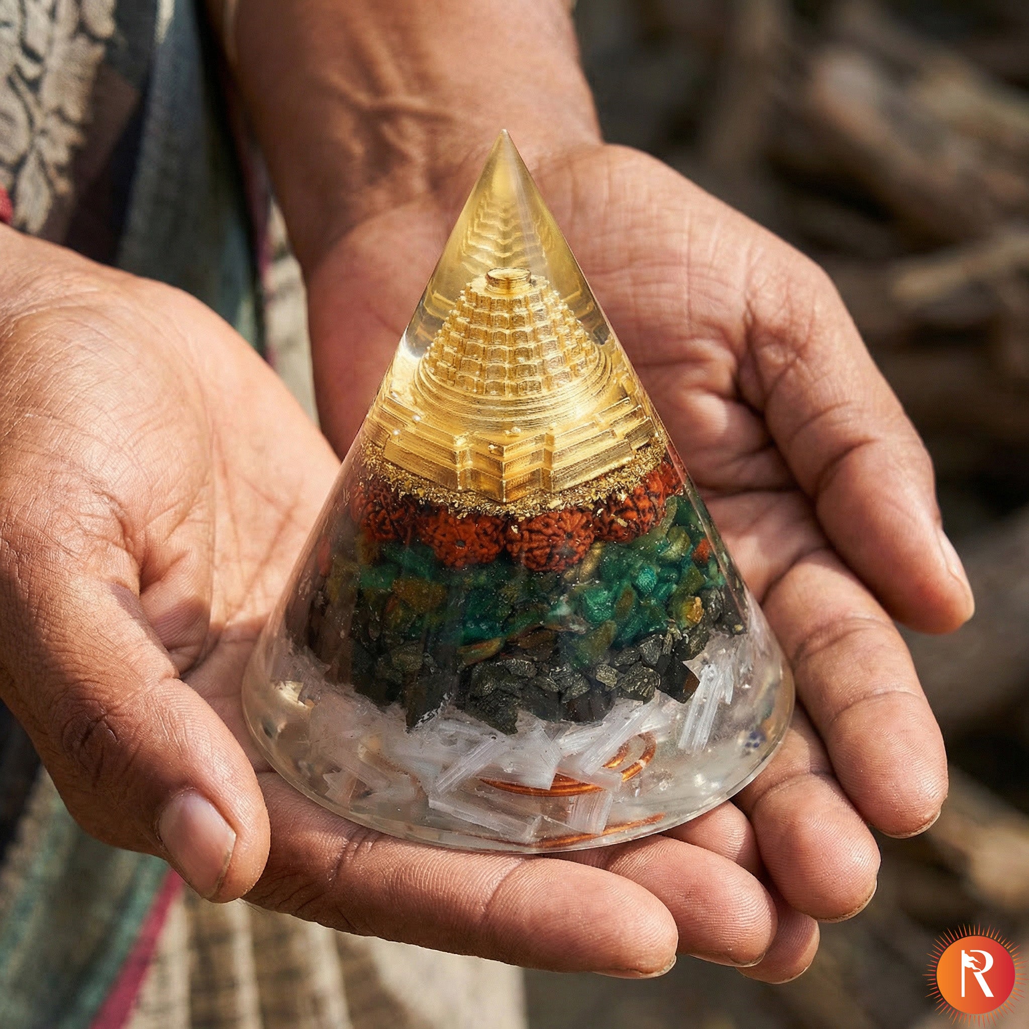 Shree Yantra Money Magnet Pyramid
