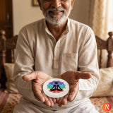 7 Chakra Meditation Selenite Charging Plate