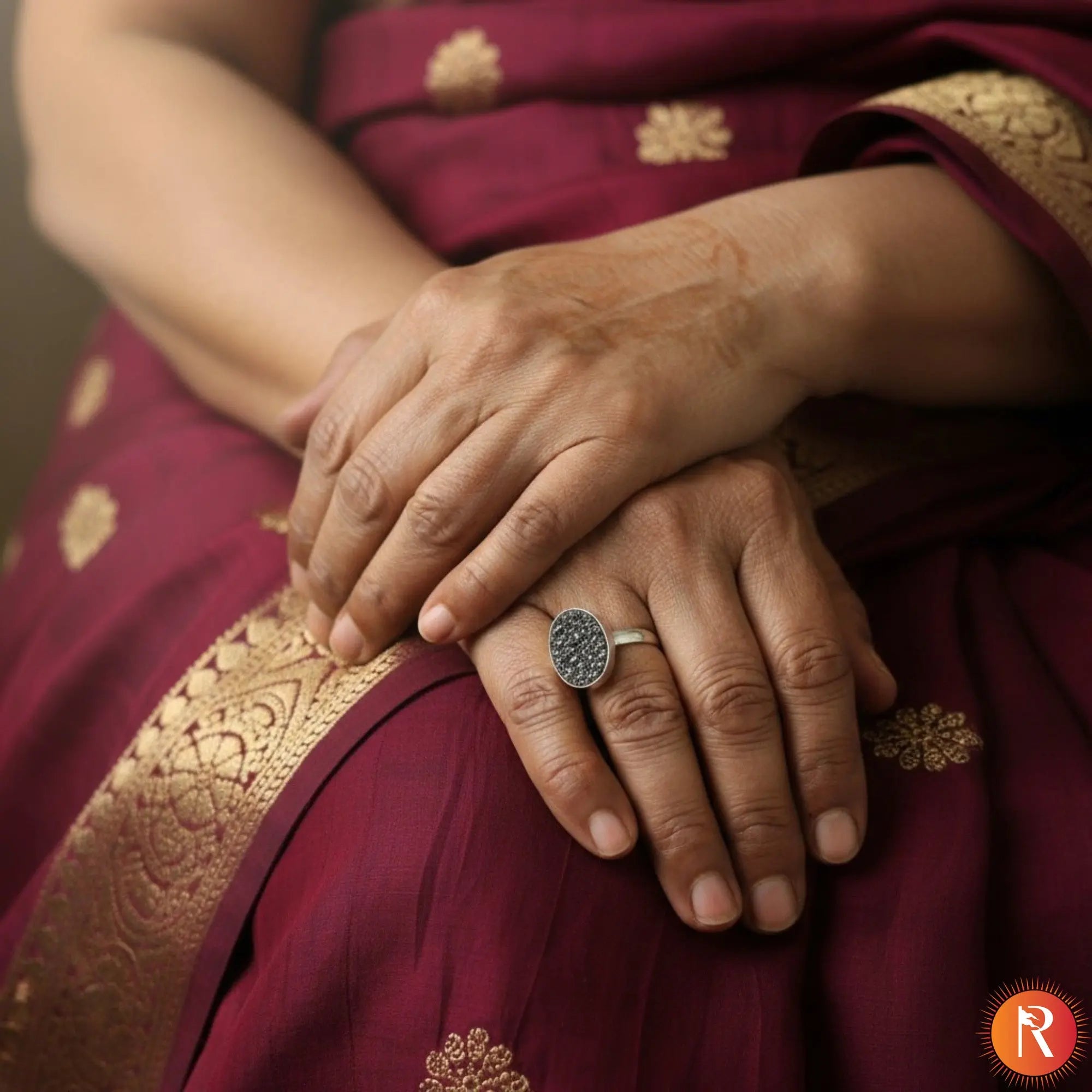 Raw Pyrite Stone Ring Religious Bazar