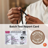 108+1 Vedic Karungali Mala - Authentic Ebony Wood Beads (Government Certified) Religious Bazar