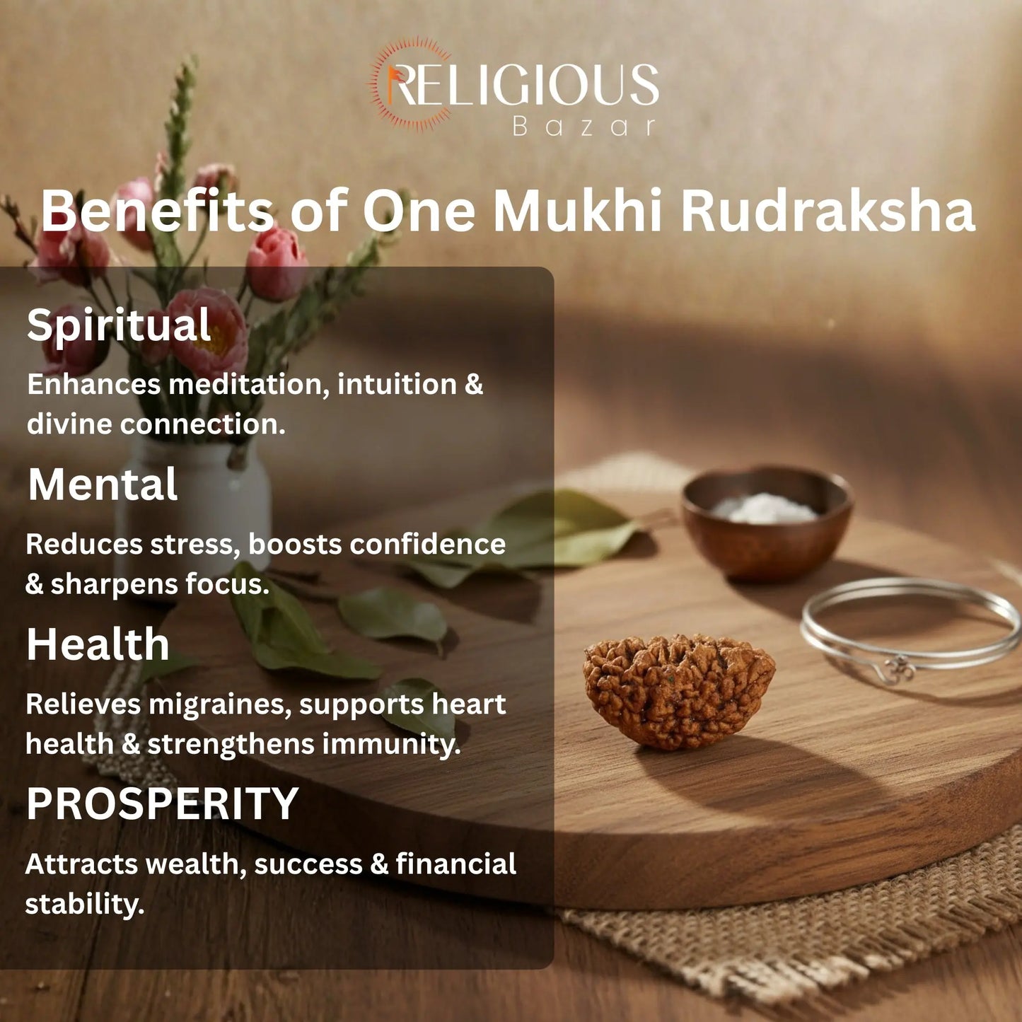 1 Mukhi Lab Certified Rudraksha Religious Bazar
