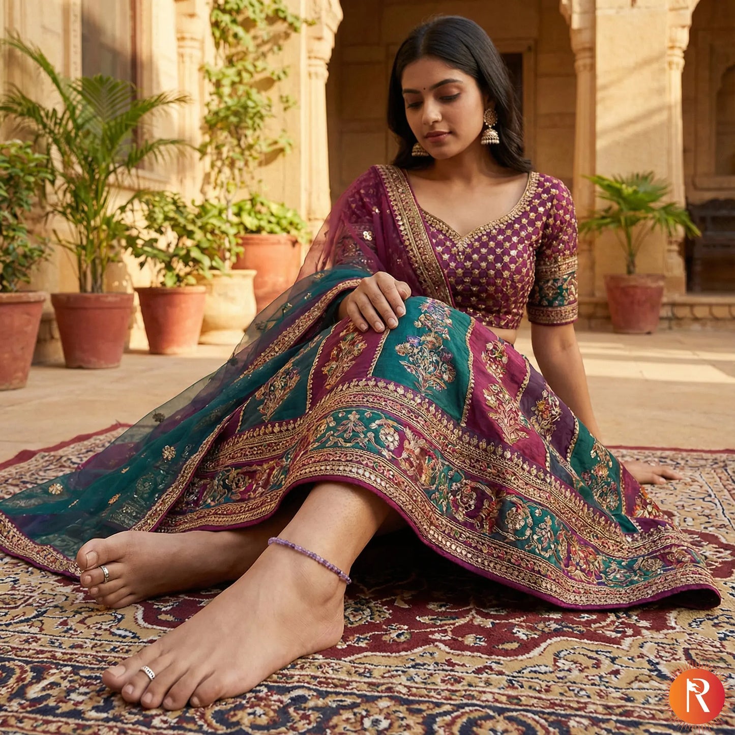 Royal Lavender Amethyst Faceted Gemstone Anklet Religious Bazar