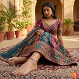 Royal Lavender Amethyst Faceted Gemstone Anklet Religious Bazar