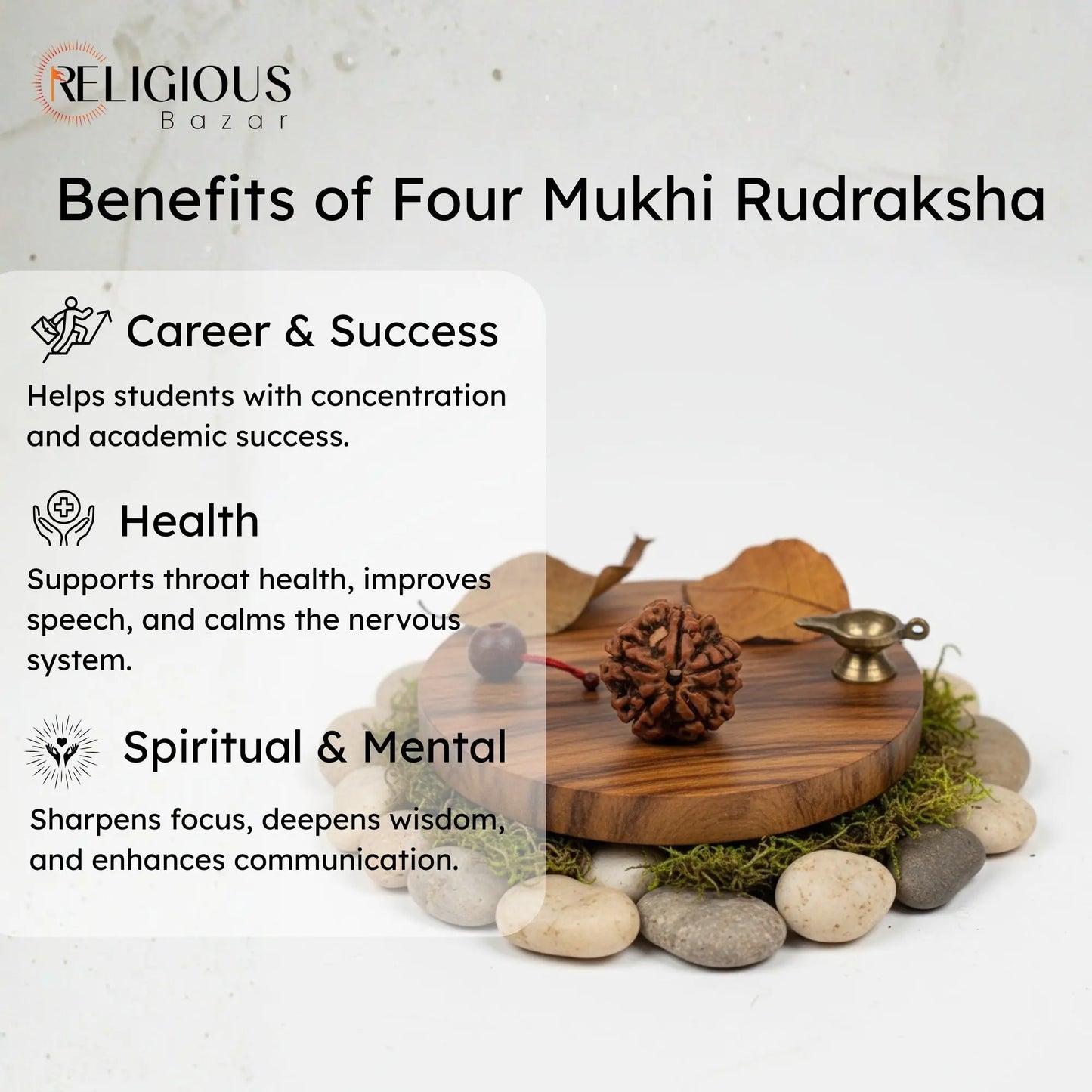 Nepal Origin 5 Mukhi Lab Certified Rudraksha - 18mm - 22mm Religious Bazar