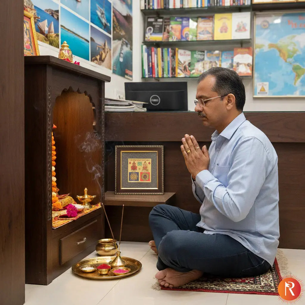 Sampoorna Lakshmi Ganesh on Raw Pyrite Frame Religious Bazar