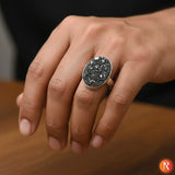 Raw Pyrite Stone Ring Religious Bazar