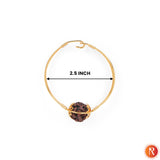 Divine Aura Rudraksha Gold-Plated Designer Kada