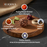 Nepal Origin 3 Mukhi Lab Certified Rudraksha - 18mm - 22mm Religious Bazar